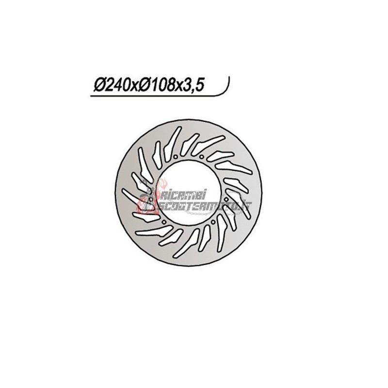 VORDERE BREMSSCHEIBE YAMAHA DT R 50 2003-2005 VORDERE BREMSSCHEIBE YAMAHA DT R 50 2003-2005