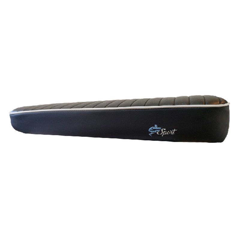 DELTA TOURING SATTEL MIT WEISSEM RAND UND BLAUEM LOGO VESPA 50 PK