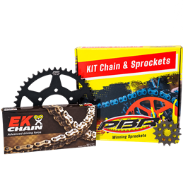 PBR TRANSMISSION KIT EK CHAIN CROWN SPROCKET ROYAL ENFIELD METEOR 350 350 2021-2023