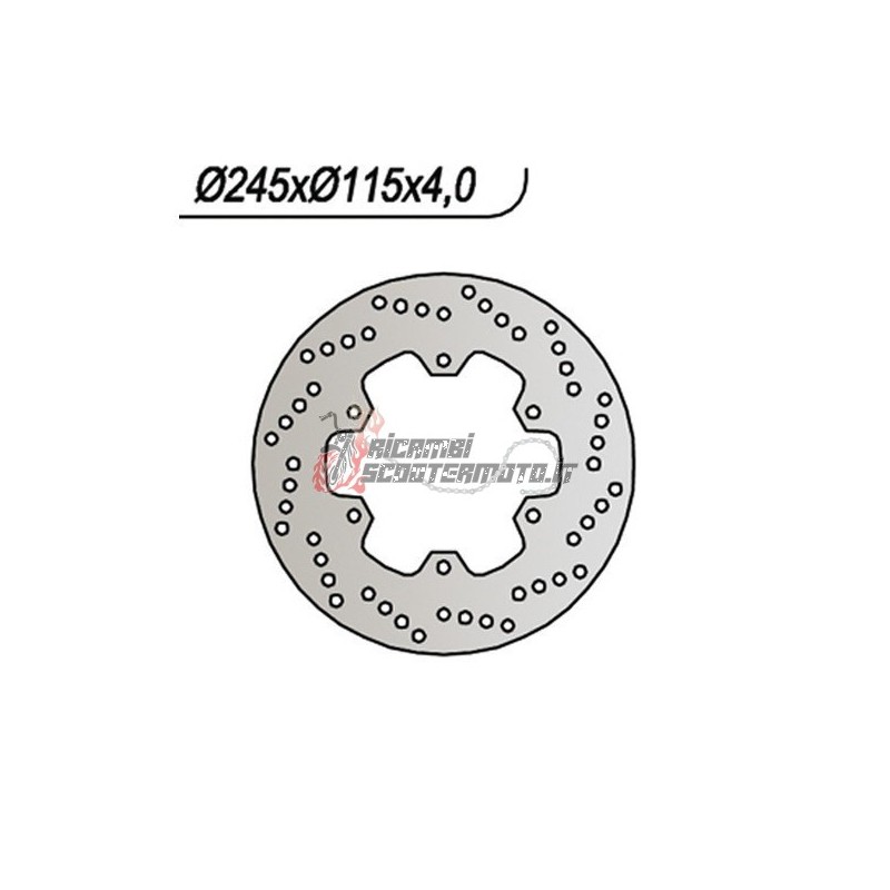 FRONT BRAKE DISC MBK SKYLINER 250 2000-2003