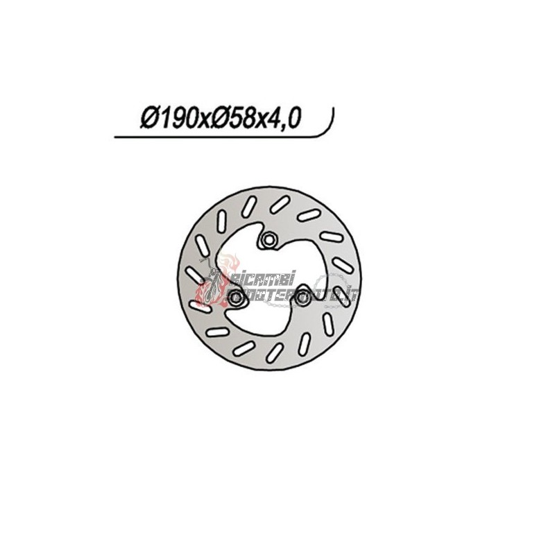 FRONT BRAKE DISC GENERIC CRACKER 50 2009-2011 FRONT BRAKE DISC GENERIC CRACKER 50 2009-2011