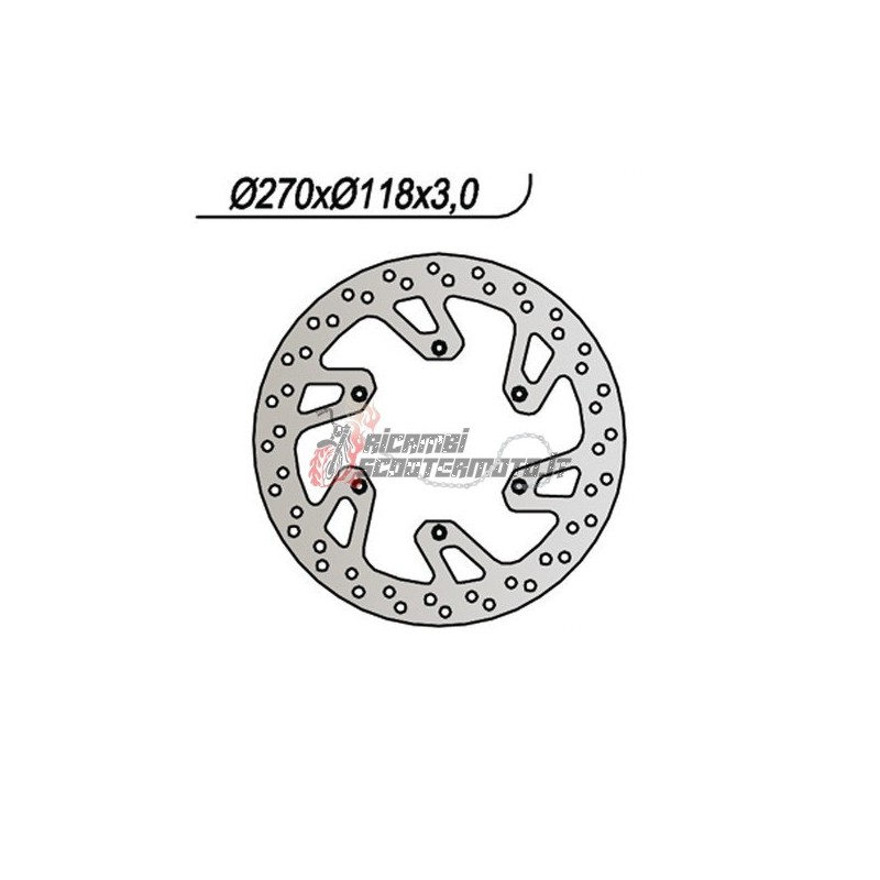VORDERE BREMSSCHEIBE SUZUKI DR SM 125 2009-2012