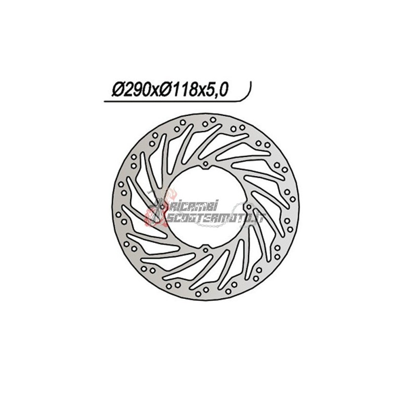 FRONT BRAKE DISC SUZUKI DR SM 125 2009-2012