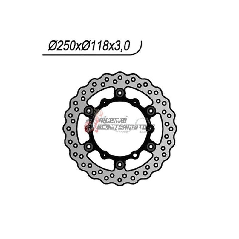 FRONT BRAKE DISC SUZUKI DR SM 125 2009-2012