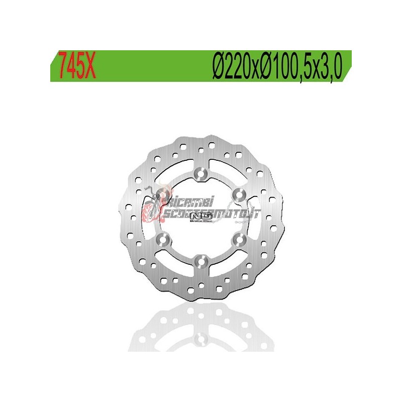 DISCO DE FRENO DELANTERO YAMAHA YZ LW 19/16 80 1994-2001