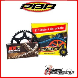 PBR TRANSMISSION KIT EK CHAIN CROWN SPROCKET APRILIA TUONO 660 2021-2024