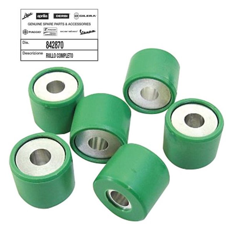 KIT 6 ORIGINAL VARIATOR ROLLERS PIAGGIO BEVERLY RST 250 2004-2005 KIT 6 ORIGINAL VARIATOR ROLLERS PIAGGIO BEVERLY RST 250 2004-2005