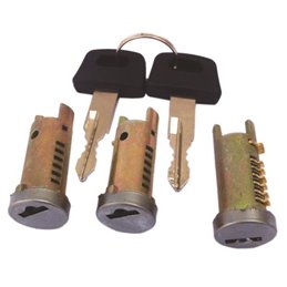 LOCK KIT 2 CYLINDERS 2 KEYS VESPA PK XL 50 