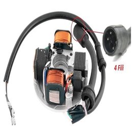 STATOR WITH 4 COILS AND 7 CONNECTORS PIAGGIO VESPA N AE (V5X5T) 50 1989-1990