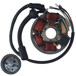 ESTATOR CON 5 BOBINAS Y 6 CABLES PIAGGIO APE 50 2009-2017