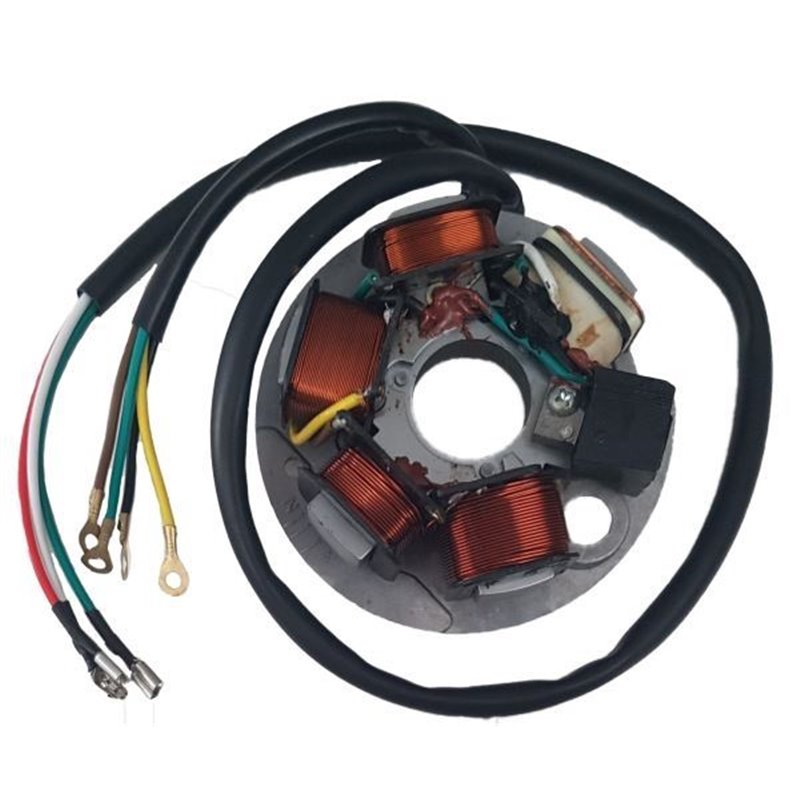 ESTATOR CON 5 BOBINAS Y 7 CABLES VESPA ET3 PRIMAVERA 125 1976-1983
