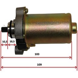 STARTER MOTOR DERBI BOULEVARD 50 4T EU2 25 KM/H 2009