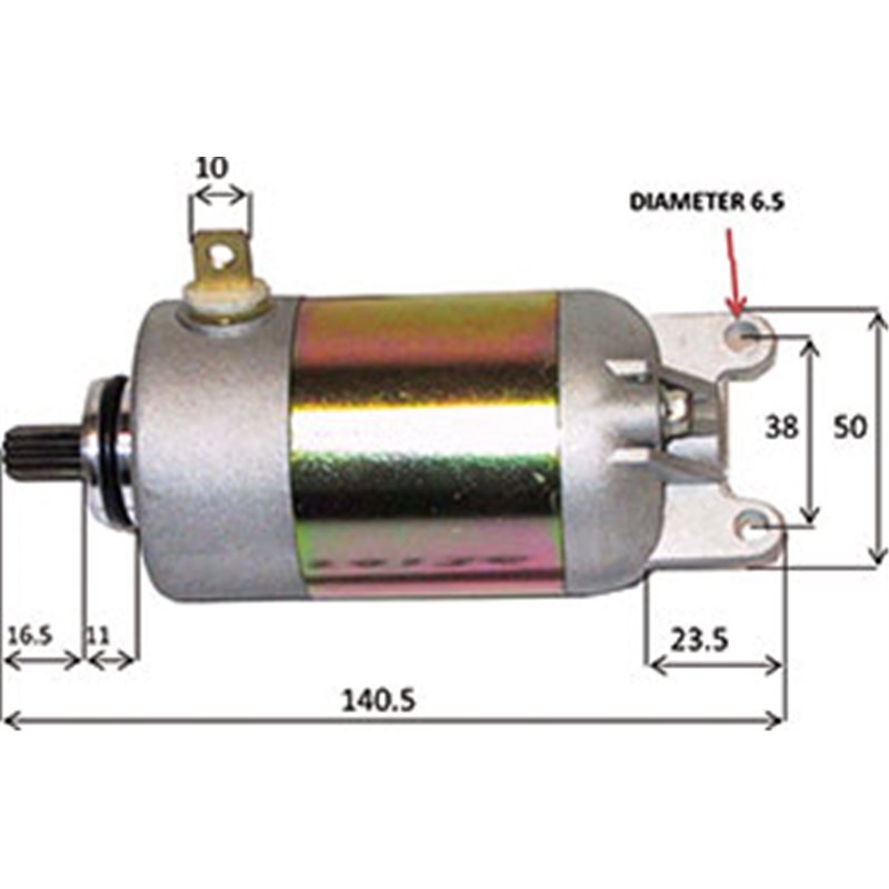 STARTER MOTOR YAMAHA NXC CYGNUS 125 X 2004-2006