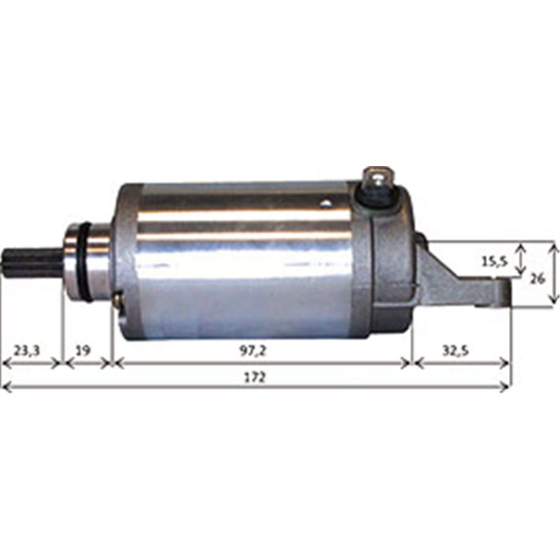 MOTOR DE ARRANQUE SUZUKI AN BURGMAN 250 2003-2006