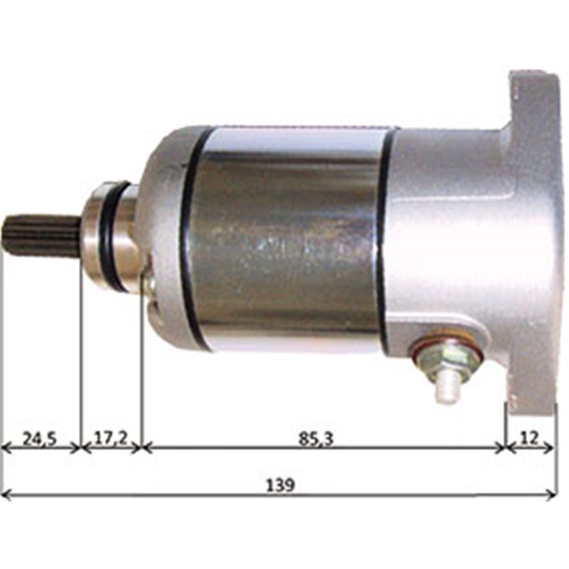 ANLASSER HONDA FES PANTHEON 125 4T 2003-2005