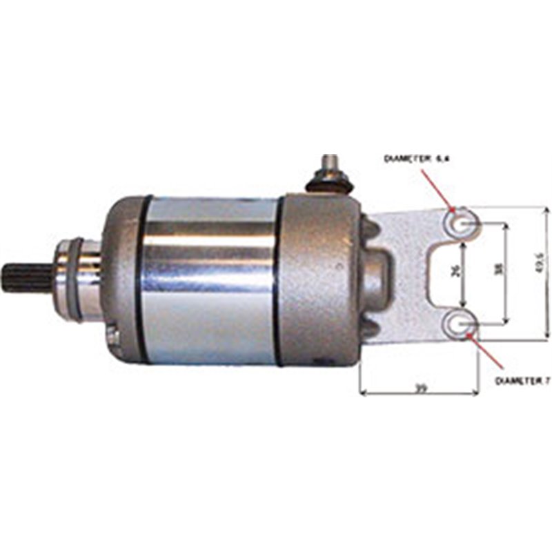 STARTER MOTOR PIAGGIO VESPA 125 SPRINT 4T 3V IE 2014-2015 STARTER MOTOR PIAGGIO VESPA 125 SPRINT 4T 3V IE 2014-2015