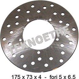 DISCO DE FRENO TRASERO PIAGGIO NRG 50 EXTREME 1999-2000