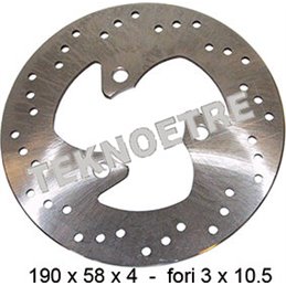 FRONT BRAKE DISC HONDA SJ BALI 100 1996-1999