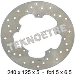DISCO DE FRENO TRASERO PIAGGIO MP3 125 IBRIDO 2009-2010