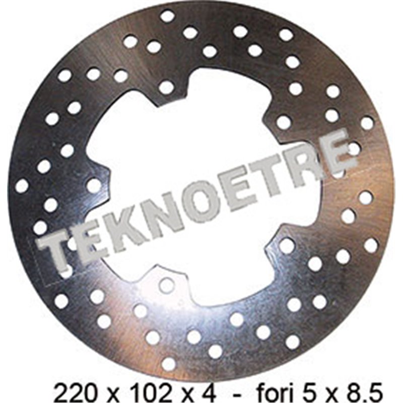 DISQUE DE FREIN ARRIÈRE APRILIA SCARABEO LIGHT 125 2007-2008