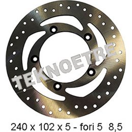 HINTERE BREMSSCHEIBE PIAGGIO BEVERLY 125 RST 4T 4V IE EU3 2010-2015