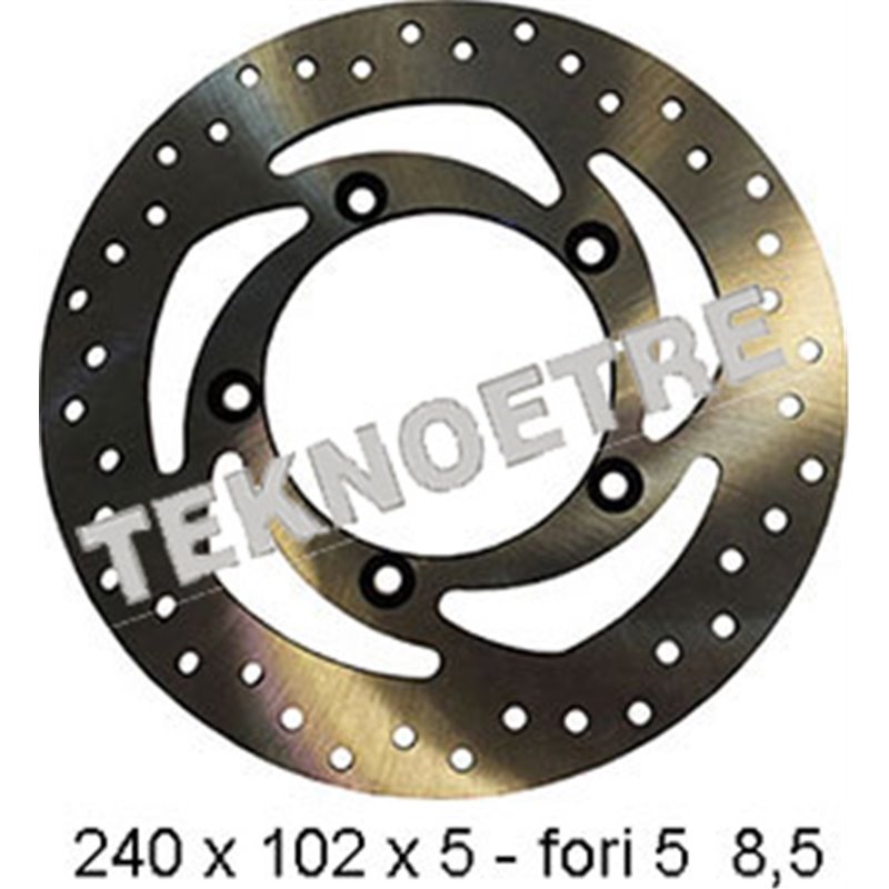 REAR BRAKE DISC PIAGGIO BEVERLY 125 RST 4T 4V IE EU3 2010-2015