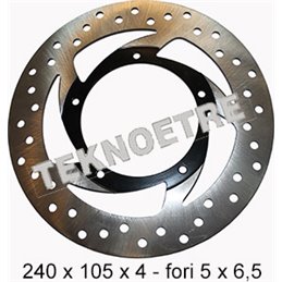 FRONT BRAKE DISC PIAGGIO LIBERTY 125 4T 3V IE IGET 2015-2019
