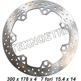 FRONT BRAKE DISC PIAGGIO BEVERLY 300 4T 4V HPE ABS EU5 2021-2023