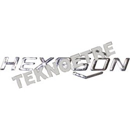 TARGHETTA PIAGGIO SUPER HEXAGON 125 GTX 12" 2001-2002