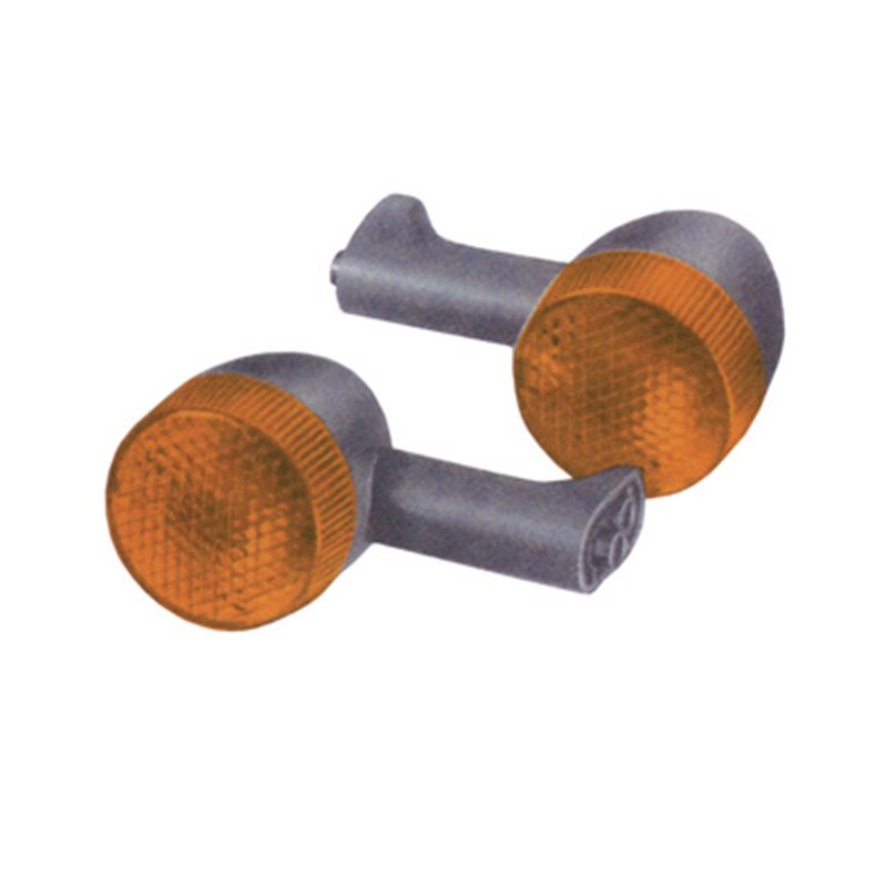 PAIR OF FRONT INDICATORS APRILIA RALLY 50 RS STEALTH -