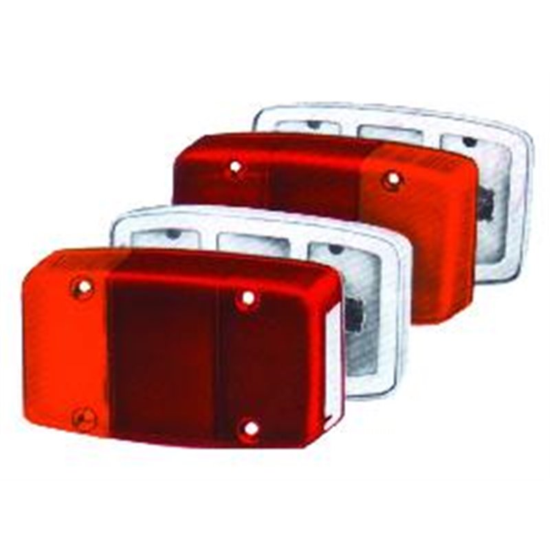 PAR DE LUCES TRASERAS PIAGGIO APE 125  1964