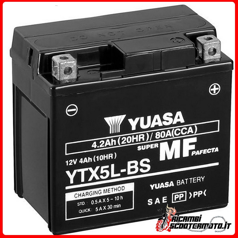 YUASA BATTERY APRILIA SCARABEO 100 2T 2000-2006