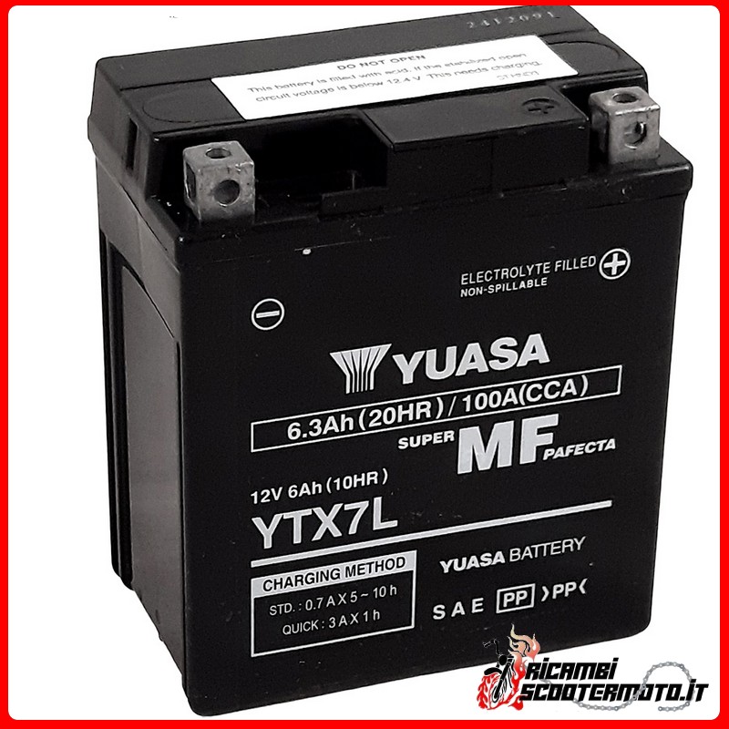 YUASA BATTERY APRILIA SR 125 1999-2003