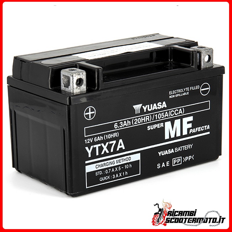 YUASA BATTERY DAELIM NS 125 II/III 2003-2007