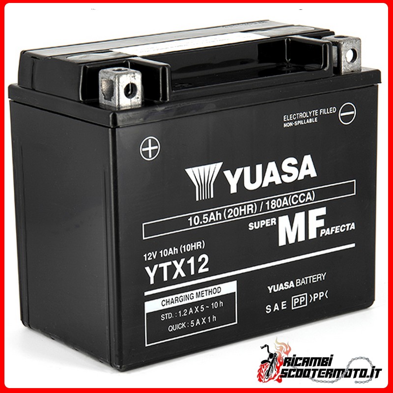YUASA BATTERY APRILIA RST 1000 FUTURA 2001-2005