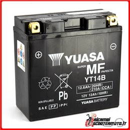 YUASA BATTERY YAMAHA FZS 1000 FAZER 2001-2005