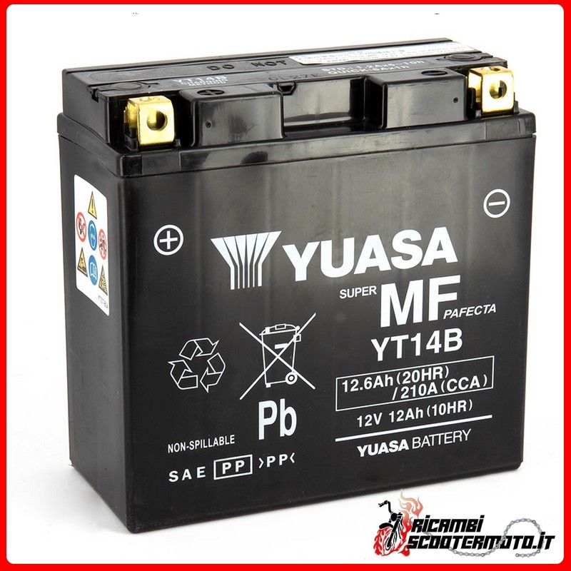 YUASA BATTERY YAMAHA FZS 1000 FAZER 2001-2005